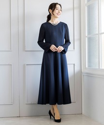 form forma（フォルムフォルマ）の「【WEB限定】洗える｜切り替えラインが美しいワンピース（つなぎ/オールインワン）」