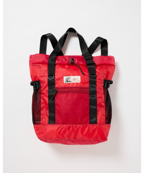 Caribou(カリブー)の「LIGHT WEIGHT PACK TOTE(トートバッグ・レディース・グレー/レッド/ブラック・FREE)」の3枚目の写真