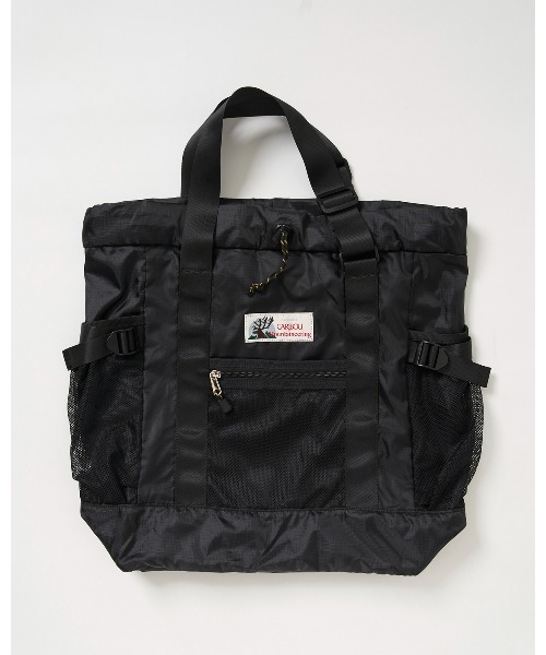 Caribou(カリブー)の「LIGHT WEIGHT PACK TOTE(トートバッグ・レディース・グレー/レッド/ブラック・FREE)」の1枚目の写真