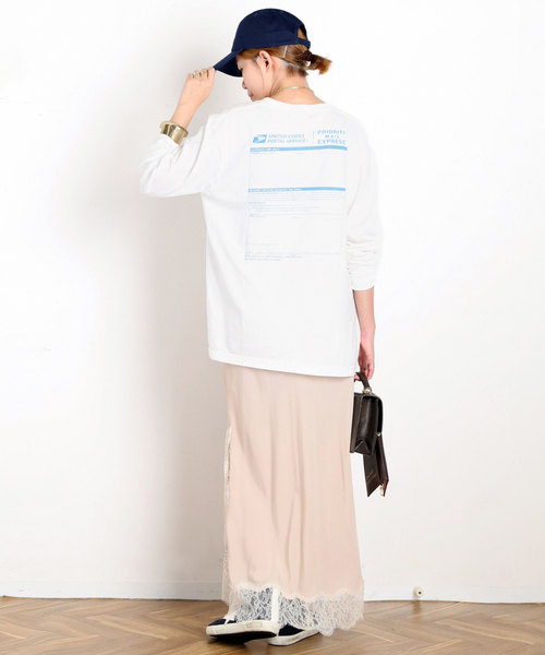 EVERYDAY I LIKE.(エヴリディアイライク)の「*Lace Trimmed Dress(ワンピース・レディース・ベージュ・FREE)」の6枚目の写真