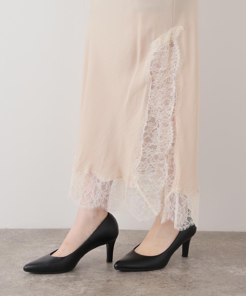 EVERYDAY I LIKE.(エヴリディアイライク)の「*Lace Trimmed Dress(ワンピース・レディース・ベージュ・FREE)」の7枚目の写真