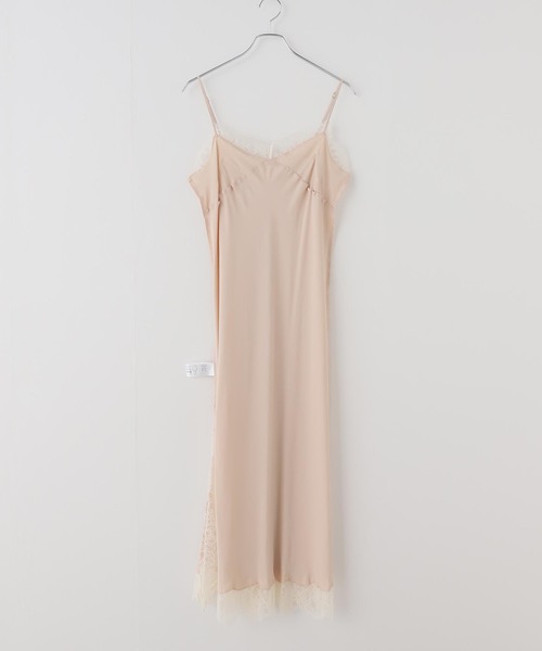 EVERYDAY I LIKE.(エヴリディアイライク)の「*Lace Trimmed Dress(ワンピース・レディース・ベージュ・FREE)」の8枚目の写真