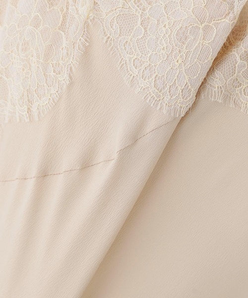 EVERYDAY I LIKE.(エヴリディアイライク)の「*Lace Trimmed Dress(ワンピース・レディース・ベージュ・FREE)」の11枚目の写真