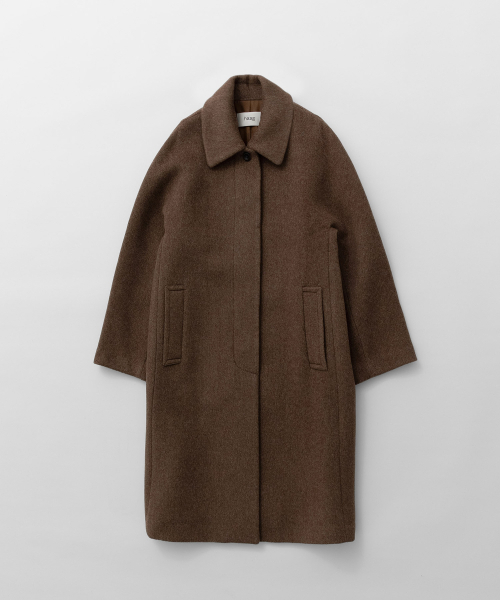 haag（ヘイグ）の「a wool single coat (brown)（チェスターコート・レディース・その他・0/01）」の15枚目の写真