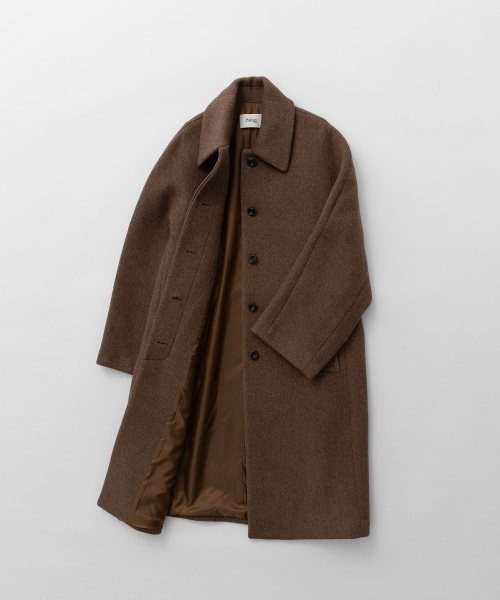 haag（ヘイグ）の「a wool single coat (brown)（チェスターコート・レディース・その他・0/01）」の16枚目の写真