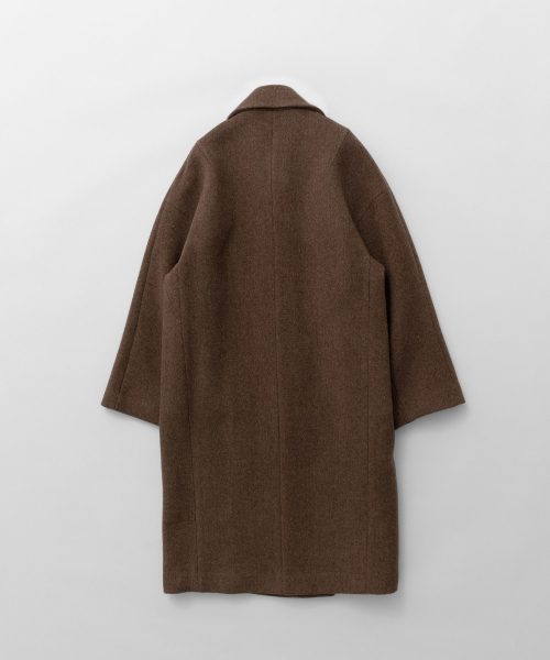 haag（ヘイグ）の「a wool single coat (brown)（チェスターコート・レディース・その他・0/01）」の17枚目の写真