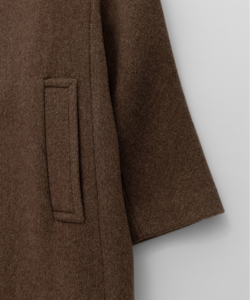 haag（ヘイグ）の「a wool single coat (brown)（チェスターコート・レディース・その他・0/01）」の18枚目の写真
