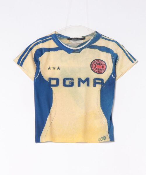 L.H.P(エルエイチピー)の「DOGMA EHKS/ドグマエークス/TROMPE-L'EIL FOOTBALL C-Tee(Tシャツ/カットソー・レディース・イエロー・F)」の10枚目の写真