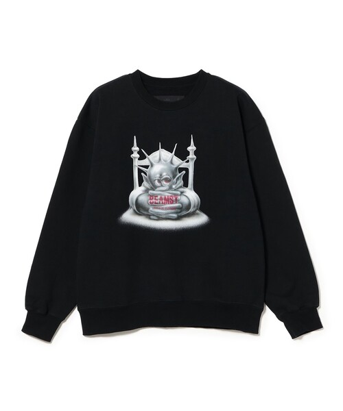 BEAMS T(ビームスティー)の「Ryota Daimon / ART FOR EVERYDAY Crewneck sweat(スウェット・メンズ・ライトグレー/ブラック/ネイビー・MEDIUM/LARGE/X-LARGE/XX-LARGE/X-SMALL)」の7枚目の写真