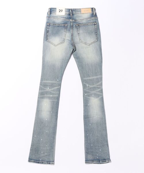 mnml（ミニマル）の「【mnml/ミニマル】X598 SKINNY STACKED DENIM（デニムパンツ・メンズ・ブルー/ブラック系その他/ホワイト/ブラック・X-LARGE/LARGE/MEDIUM/SMALL）」の5枚目の写真