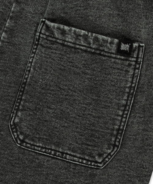 BROWNBREATH（ブラウンブレス）の「TAG TWO TUCK WIDE DENIM SWEAT PANTS（その他パンツ・レディース・ダークブルー/ブラック・SMALL/MEDIUM/LARGE/X-LARGE）」の11枚目の写真