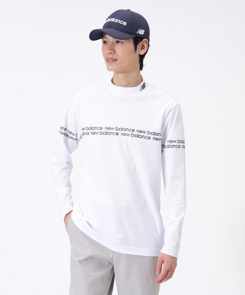 New Balance Golf(ニューバランスゴルフ)の「長袖 モックネック プルオーバー (MENS)(Tシャツ/カットソー・メンズ・ホワイト/ネイビー/ブラック/ベージュ系その他2・LARGE/XX-LARGE/MEDIUM/X-LARGE)」の2枚目の写真