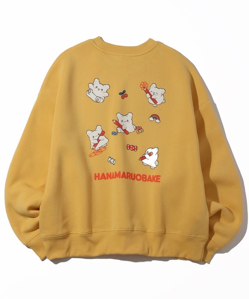 sanrio(サンリオ)の「【SANRIO/サンリオ】裏起毛 アソートプリント ワイド クルーネックスウェット(スウェット・レディース・サックスブルー/イエロー/ライトパープル/オートミール・M/L)」の4枚目の写真