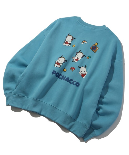 sanrio(サンリオ)の「【SANRIO/サンリオ】裏起毛 アソートプリント ワイド クルーネックスウェット(スウェット・レディース・サックスブルー/イエロー/ライトパープル/オートミール・M/L)」の16枚目の写真