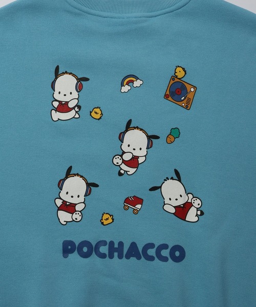 sanrio(サンリオ)の「【SANRIO/サンリオ】裏起毛 アソートプリント ワイド クルーネックスウェット(スウェット・レディース・サックスブルー/イエロー/ライトパープル/オートミール・M/L)」の17枚目の写真