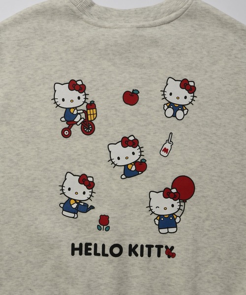 sanrio(サンリオ)の「【SANRIO/サンリオ】裏起毛 アソートプリント ワイド クルーネックスウェット(スウェット・レディース・サックスブルー/イエロー/ライトパープル/オートミール・M/L)」の11枚目の写真
