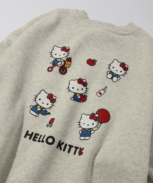 sanrio(サンリオ)の「【SANRIO/サンリオ】裏起毛 アソートプリント ワイド クルーネックスウェット(スウェット・レディース・サックスブルー/イエロー/ライトパープル/オートミール・M/L)」の10枚目の写真