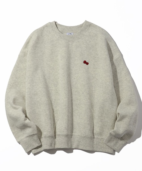 sanrio(サンリオ)の「【SANRIO/サンリオ】裏起毛 アソートプリント ワイド クルーネックスウェット(スウェット・レディース・サックスブルー/イエロー/ライトパープル/オートミール・M/L)」の5枚目の写真