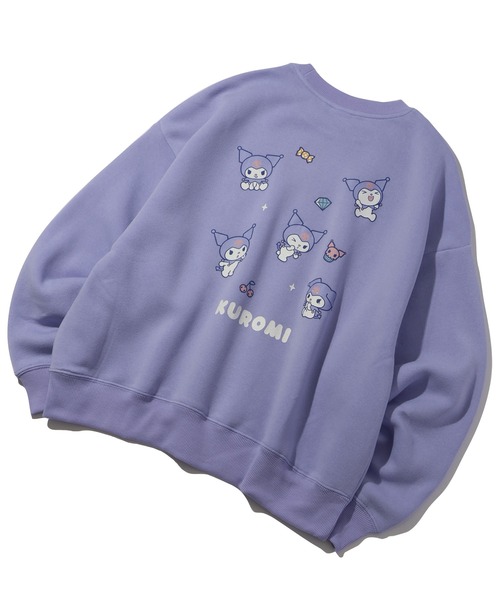sanrio(サンリオ)の「【SANRIO/サンリオ】裏起毛 アソートプリント ワイド クルーネックスウェット(スウェット・レディース・サックスブルー/イエロー/ライトパープル/オートミール・M/L)」の21枚目の写真