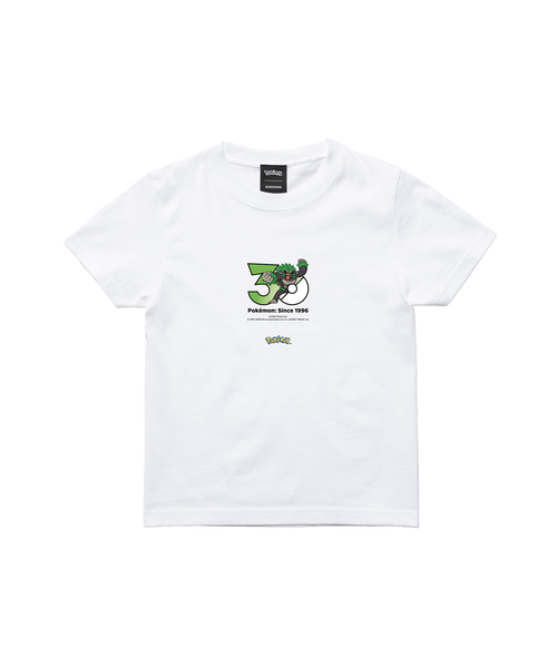 ZOZOSPOT(ゾゾスポット)の「Pokemon 30th Anniversary 1025 T-shirt 「ゴリランダー」(Tシャツ/カットソー・レディース・ホワイト・SMALL/MEDIUM/LARGE/X-LARGE/XX-LARGE/XXX-LARGE/100cm/110cm/120cm/130cm/140cm/150cm/160cm)」の2枚目の写真
