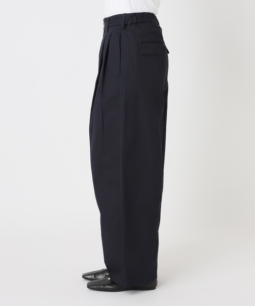 JOURNAL STANDARD relume（ジャーナルスタンダード　レリューム）の「2タックバレルレッグコットンパンツ（その他パンツ・レディース・ベージュ/ネイビー・38/36）」の18枚目の写真
