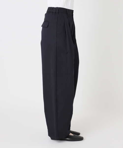 JOURNAL STANDARD relume（ジャーナルスタンダード　レリューム）の「2タックバレルレッグコットンパンツ（その他パンツ・レディース・ベージュ/ネイビー・38/36）」の20枚目の写真