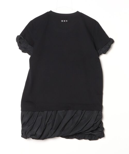 DOUBLE STANDARD CLOTHING(ダブルスタンダードクロージング)の「ヘビーコットン天竺 バルーンミニワンピ(WEB限定)(Tシャツ/カットソー・レディース・ブラック/オフホワイト/ピンク・FREE)」の4枚目の写真
