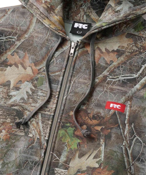 FTC（エフティーシー）の「SMALL BOX LOGO ZIP UP HOODY（パーカー・メンズ・ブラック/グレー/ネイビー/カモフラージュ・MEDIUM/LARGE/X-LARGE）」の14枚目の写真