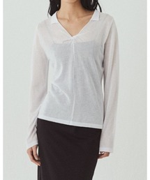 kiehtova | 【kiehtova】SHEER TWIST KNIT TOPS/シアーツイストニットトップス(Tシャツ/カットソー)
