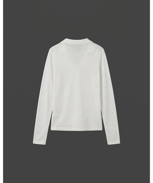 kiehtova(キエトヴァ)の「【kiehtova】SHEER TWIST KNIT TOPS/シアーツイストニットトップス(Tシャツ/カットソー・レディース・ホワイト/ブラック/ライトブルー/ボルドー・FREE)」の22枚目の写真