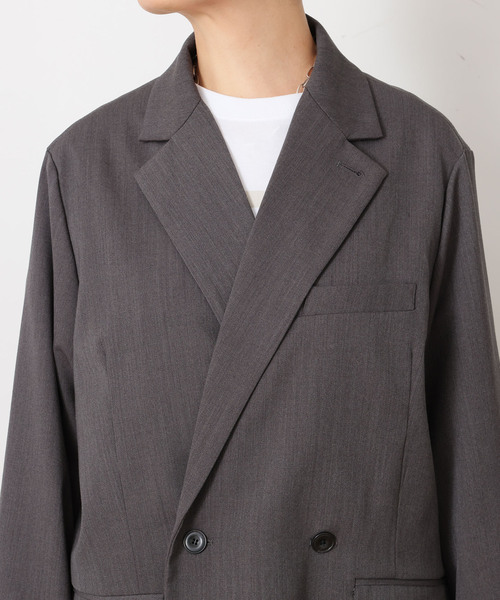 JOURNAL STANDARD LUXE(ジャーナルスタンダード ラックス)の「TWツイル ジャケット(テーラードジャケット・レディース・チャコールグレー/ブラック・FREE)」の14枚目の写真