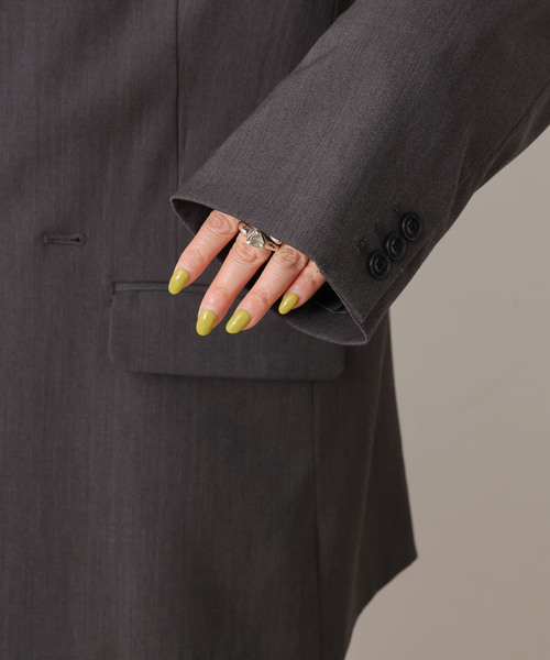JOURNAL STANDARD LUXE(ジャーナルスタンダード ラックス)の「TWツイル ジャケット(テーラードジャケット・レディース・チャコールグレー/ブラック・FREE)」の17枚目の写真