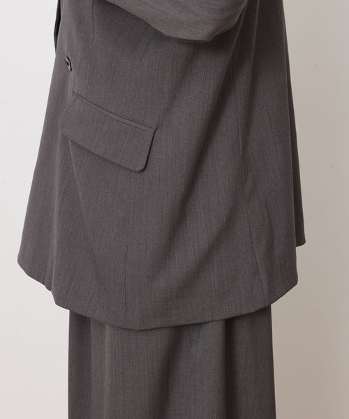JOURNAL STANDARD LUXE(ジャーナルスタンダード ラックス)の「TWツイル ジャケット(テーラードジャケット・レディース・チャコールグレー/ブラック・FREE)」の20枚目の写真