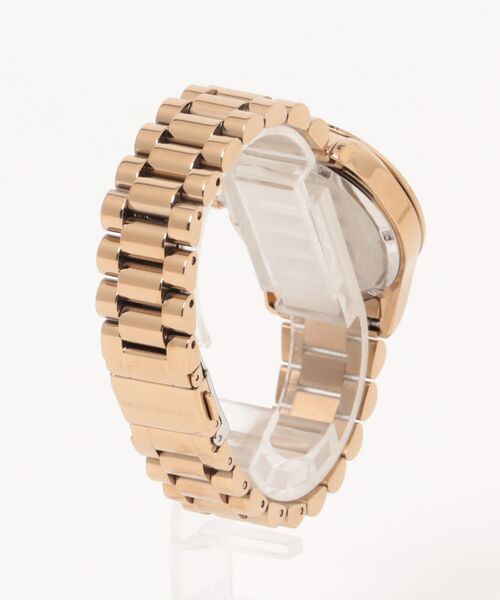 MICHAEL KORS（マイケルコース）の「MINI LEXINGTON パヴェ ブラッシュベージュ ゴールドトーン ウォッチ（アナログ腕時計・レディース・ゴールド系・FREE）」の6枚目の写真
