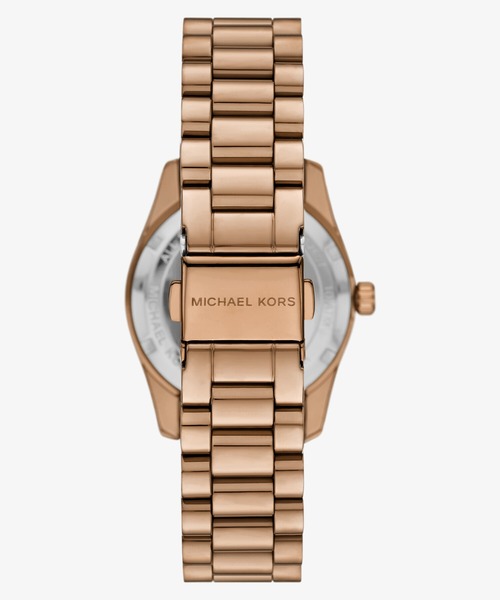 MICHAEL KORS（マイケルコース）の「MINI LEXINGTON パヴェ ブラッシュベージュ ゴールドトーン ウォッチ（アナログ腕時計・レディース・ゴールド系・FREE）」の4枚目の写真