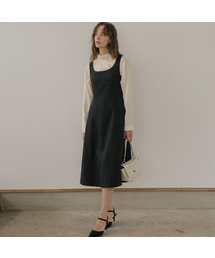 Tailored a-Line dress [TIFA06OP02]_Navy