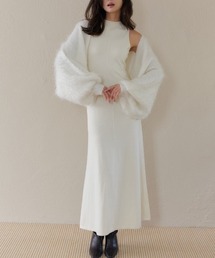 ファーライクボレロセットワンピース