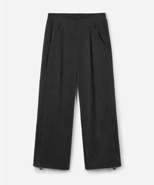 TNGT(ティーエヌジーティー)の「Fleece Wide-Leg Pants (Dark Grey) TNPA6F112CG(スウェットパンツ・メンズ・その他・SMALL/MEDIUM/LARGE/X-LARGE/X-SMALL)」の2枚目の写真