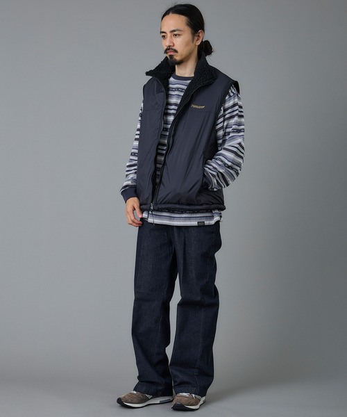 PENDLETON(ペンドルトン)の「PENDLETON/ペンドルトン ジャガードボアリバーシブルベスト(ベスト・メンズ・ベージュ/ネイビー/ブラック・SMALL/LARGE/MEDIUM)」の4枚目の写真