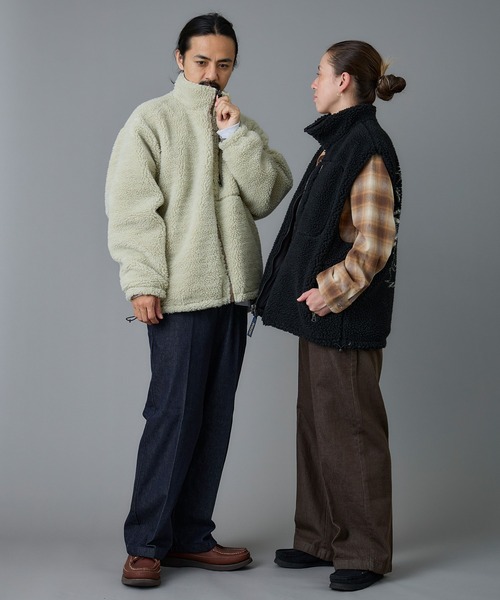 PENDLETON(ペンドルトン)の「PENDLETON/ペンドルトン ジャガードボアリバーシブルベスト(ベスト・メンズ・ベージュ/ネイビー/ブラック・SMALL/LARGE/MEDIUM)」の12枚目の写真