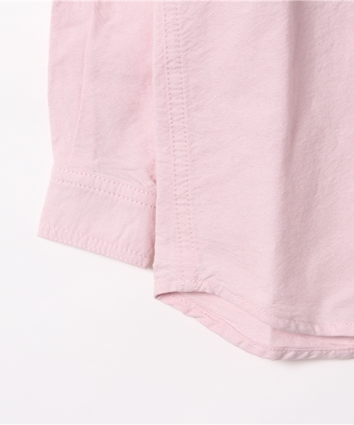 ikka（イッカ）の「ボーダータイツキシャツ（シャツ/ブラウス・キッズ・マジェンタ/オフホワイト・130cm/140cm/100cm/150cm/110cm/120cm）」の7枚目の写真