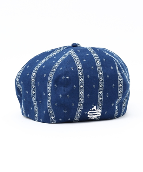 ALDIES（アールディーズ）の「Cult Beret カルト ベレー帽（ハンチング/ベレー帽・メンズ・ネイビー/ライトブルー/ブルー・FREE）」の4枚目の写真