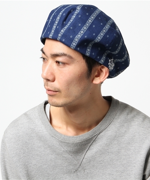 ALDIES（アールディーズ）の「Cult Beret カルト ベレー帽（ハンチング/ベレー帽・メンズ・ネイビー/ライトブルー/ブルー・FREE）」の11枚目の写真