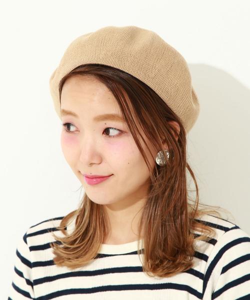 Another Edition（アナザーエディション）の「サマーベレー帽/AEBFC Summer BRT（ハンチング/ベレー帽・レディース・ライトグレー/ベージュ・FREE）」の2枚目の写真