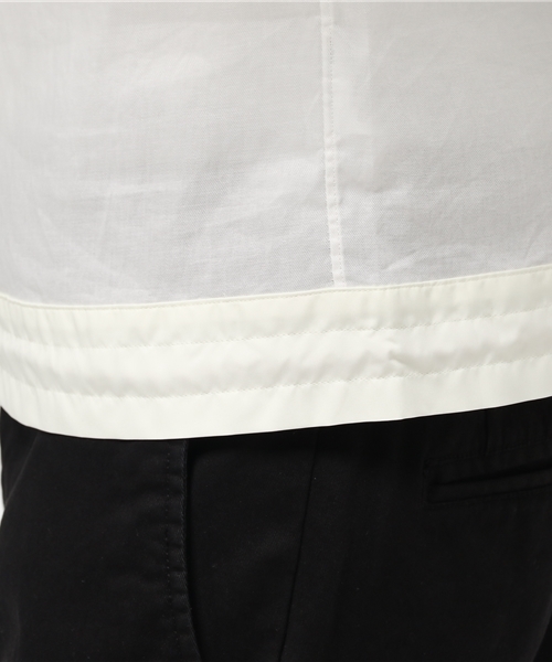 KICS DOCUMENT.（キクス ドキュメント）の「裾コード付 シャツ ブルゾン（シャツ/ブラウス・メンズ・White・5/4）」の6枚目の写真