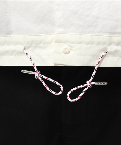 KICS DOCUMENT.（キクス ドキュメント）の「裾コード付 シャツ ブルゾン（シャツ/ブラウス・メンズ・White・5/4）」の7枚目の写真