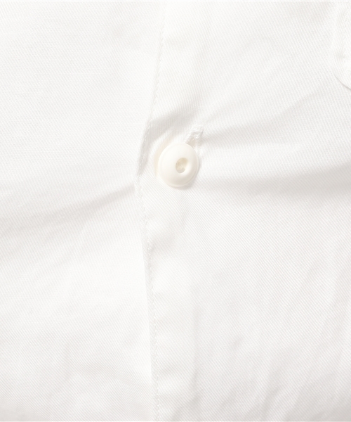 KICS DOCUMENT.（キクス ドキュメント）の「裾コード付 シャツ ブルゾン（シャツ/ブラウス・メンズ・White・5/4）」の9枚目の写真