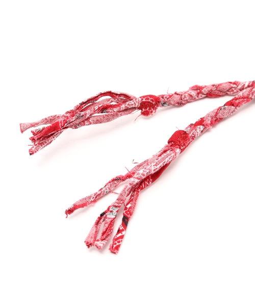 RAGEBLUE（レイジブルー）の「バンダナネックレス/727598（ネックレス・メンズ・レッド/ネイビー・FREE）」の3枚目の写真