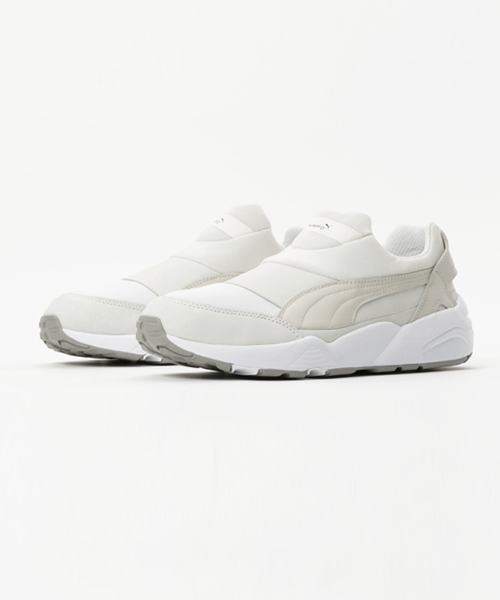 PUMA（プーマ）の「TRINOMIC SOCK NM X STAMPD（スニーカー・メンズ・ホワイト/グリーン・25.0cm/27.0cm/29.0cm/28.0cm/26.0cm）」の2枚目の写真