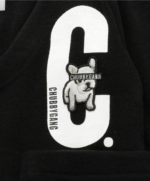 CHUBBYGANG(チャビーギャング)の「ビッグシルエットカーディガン(カーディガン/ボレロ・キッズ・ブラック/チャコール・140/110/160/130/100/120/150)」の5枚目の写真